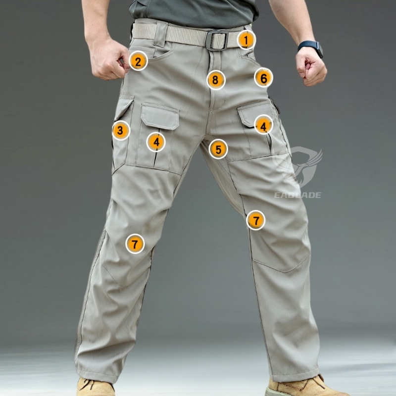 Men’s Utility Cargo Pants – Pack of 2