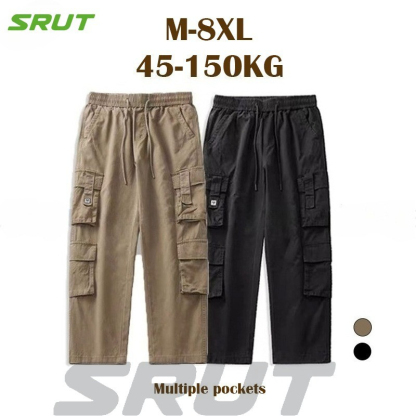 Men’s Straight Fit Utility Cargo Trousers – Pack of 2