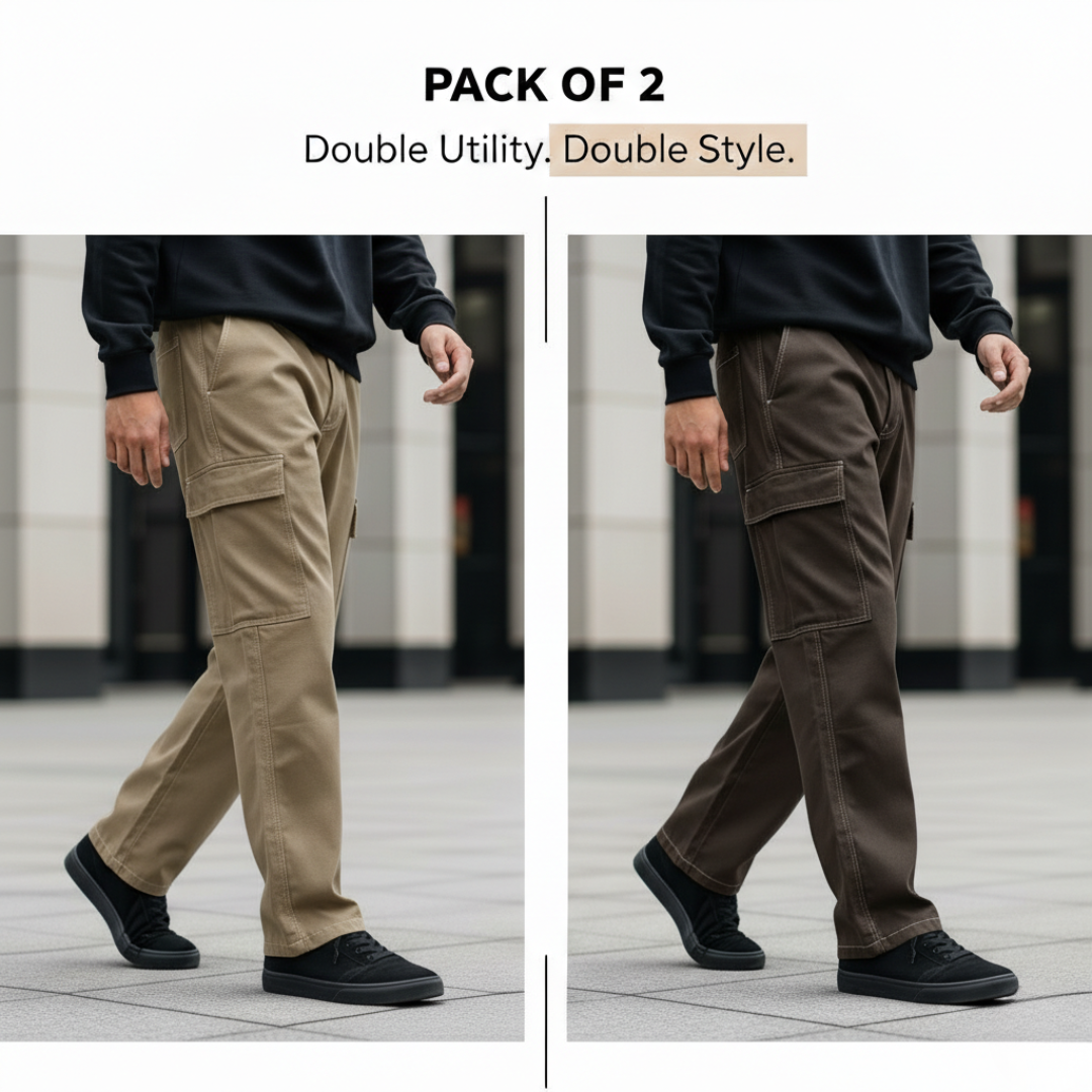 TrailMaster EarthTone Cargo Pants Pack of 2