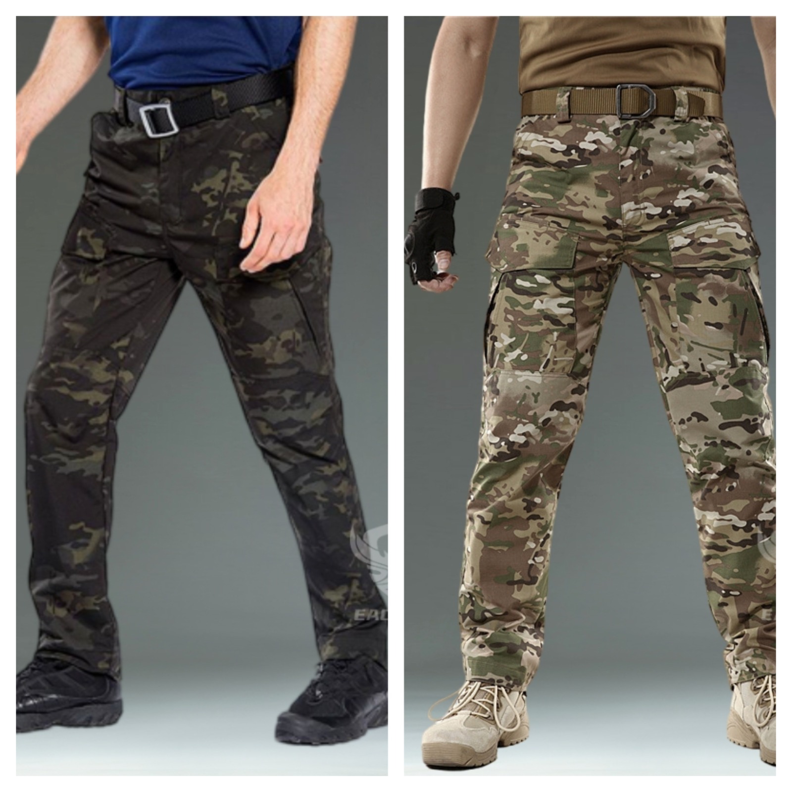 Men’s Utility Cargo Pants – Pack of 2