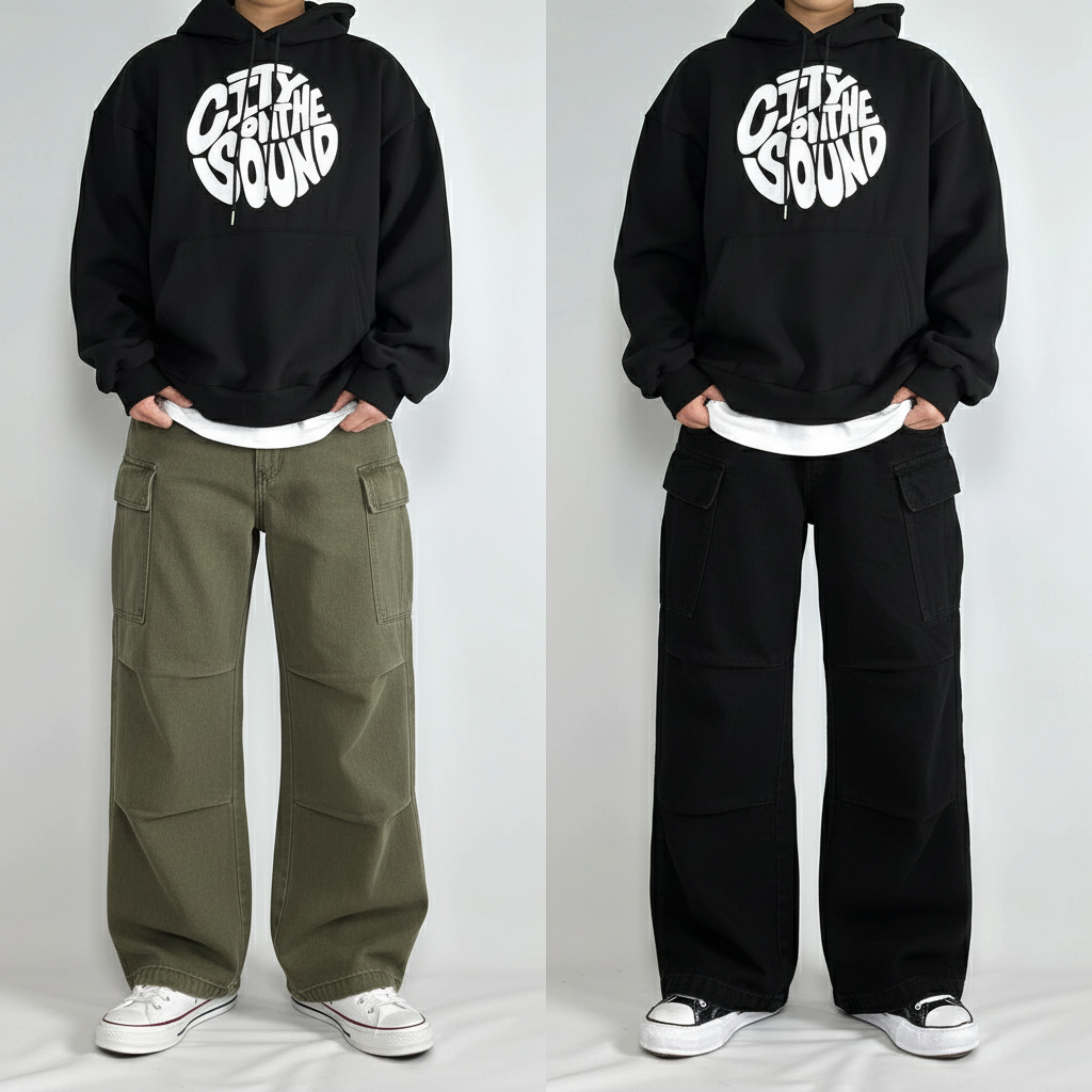 UrbanDrip Baggy Denim Cargo – Pack of 2 🔥