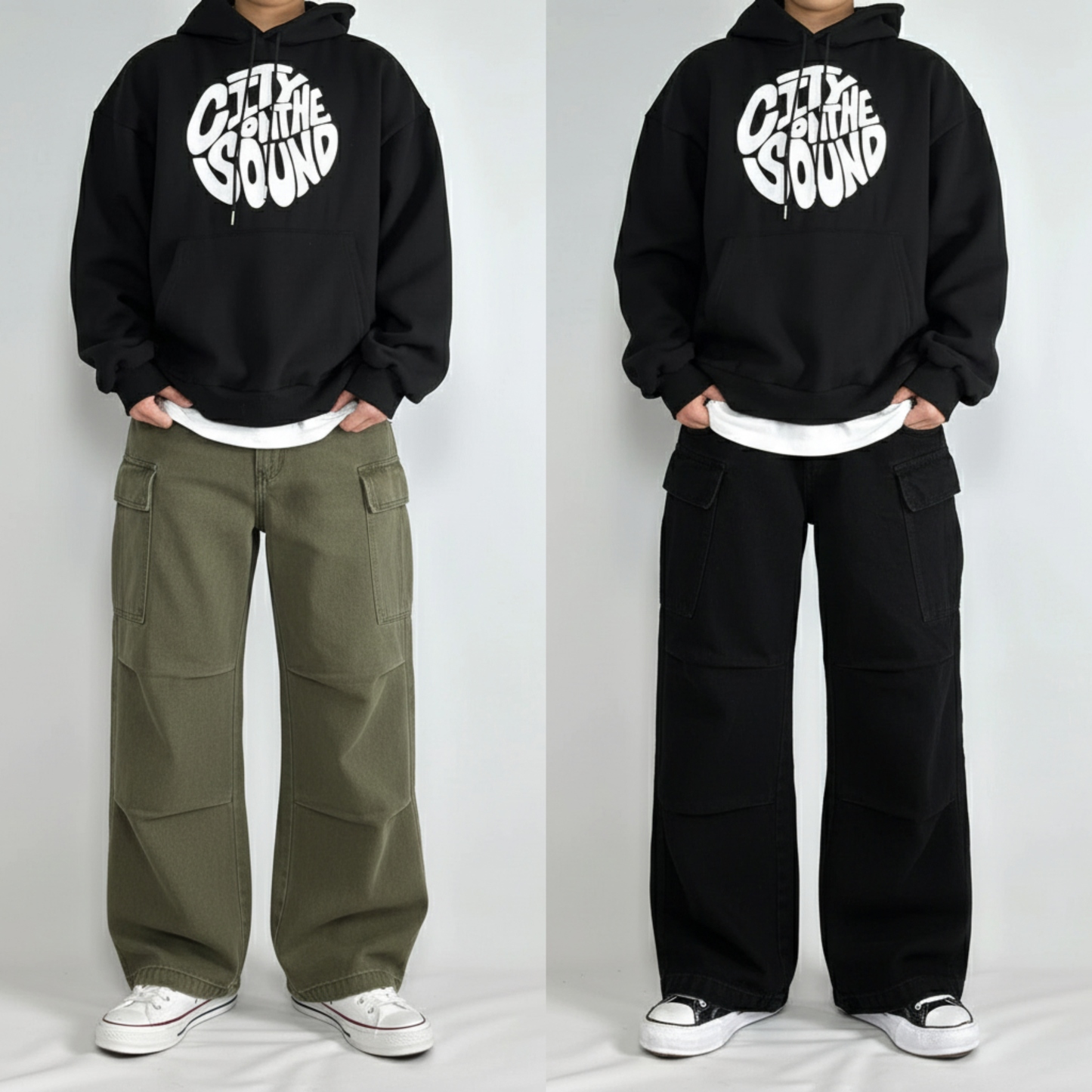 UrbanDrip Baggy Denim Cargo – Pack of 2 🔥