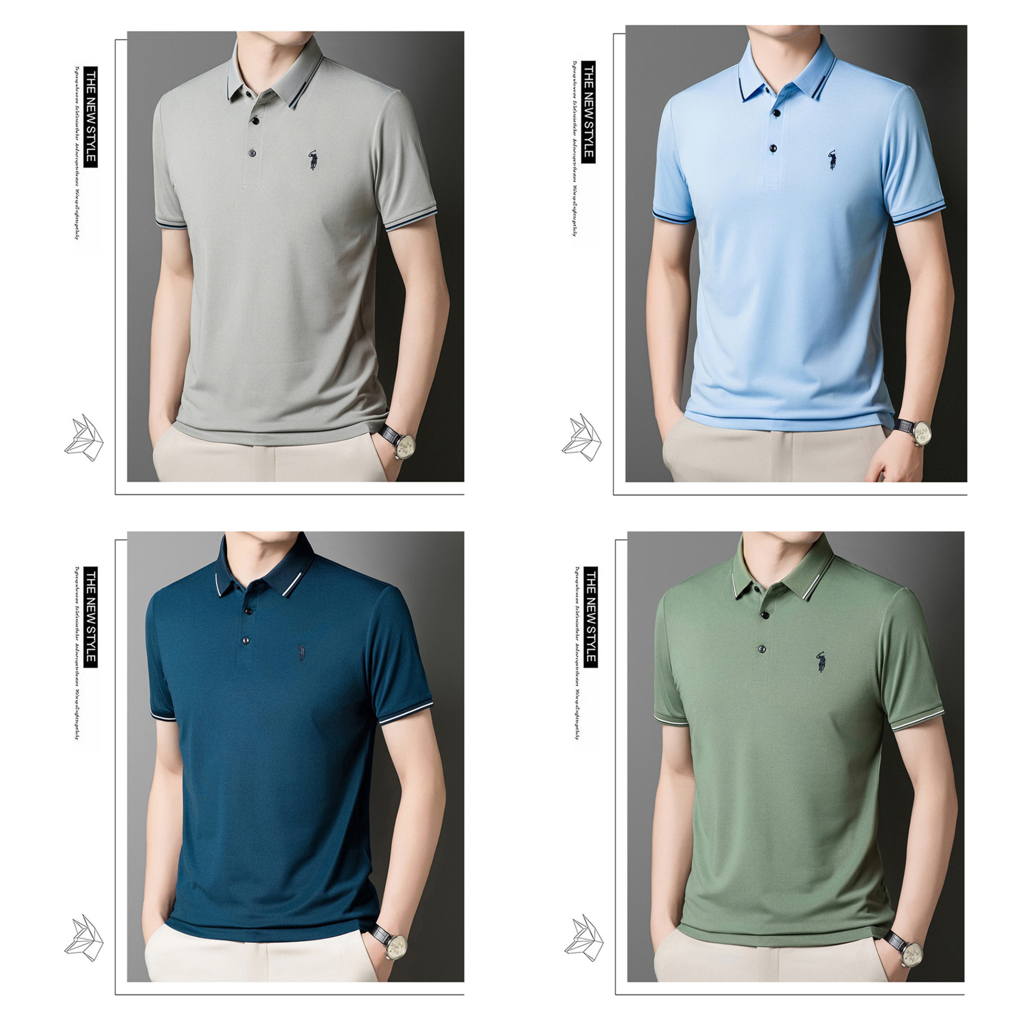 ColorBlend Polo Pack of 4