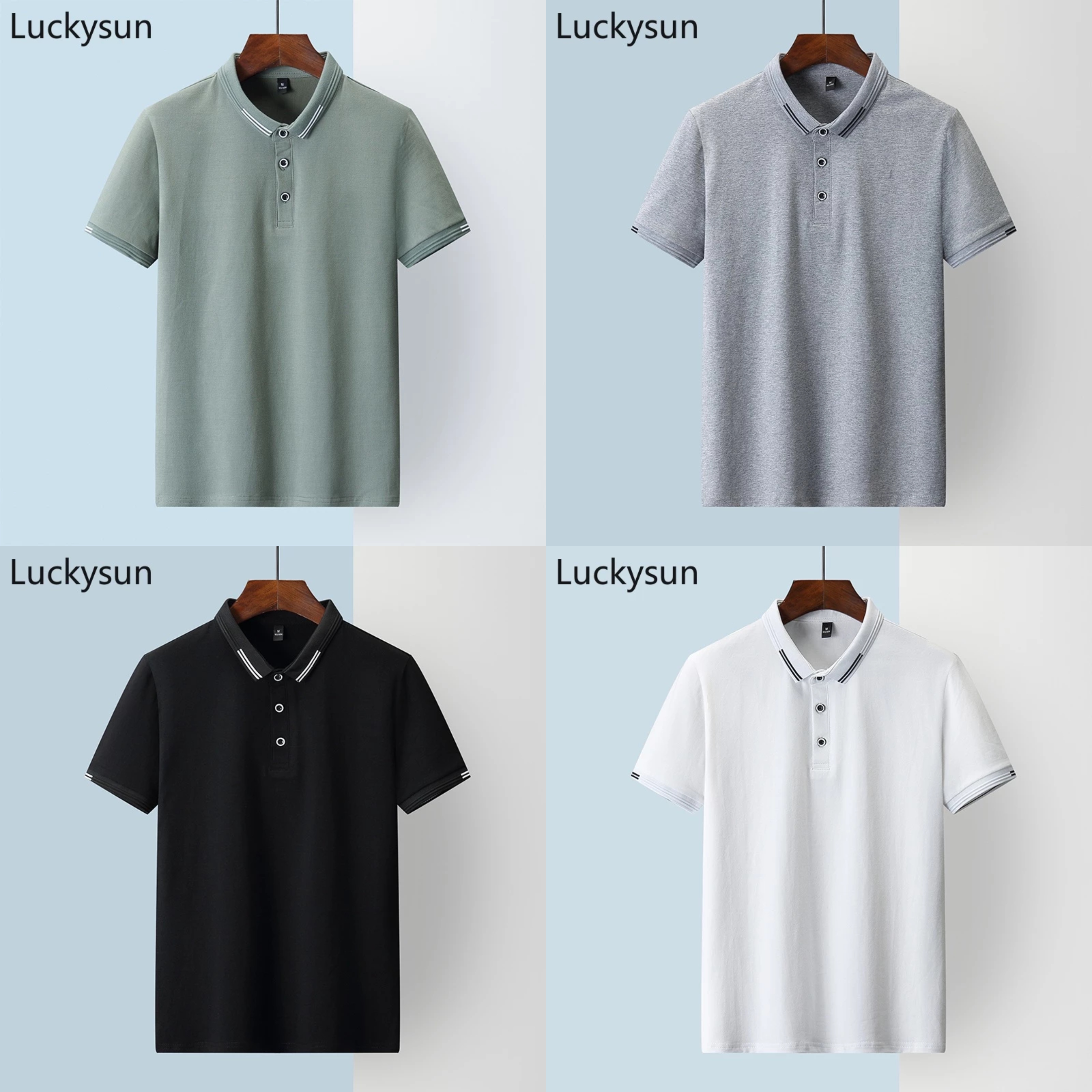 PURECLASS ESSENTIAL POLO SET (Pack of 4)