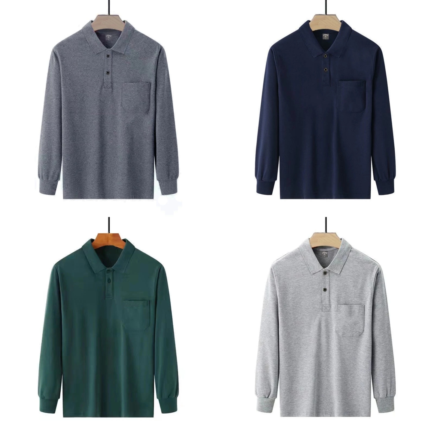 WINTERFORM CLASSIC FULL-SLEEVE POLO SET (Pack of 4)