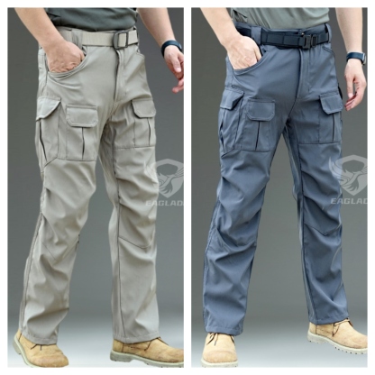 Men’s Classic Cargo Trousers – Pack of 2