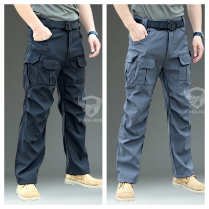 Men’s Multi-Pocket Cargo Pants – Pack of 2