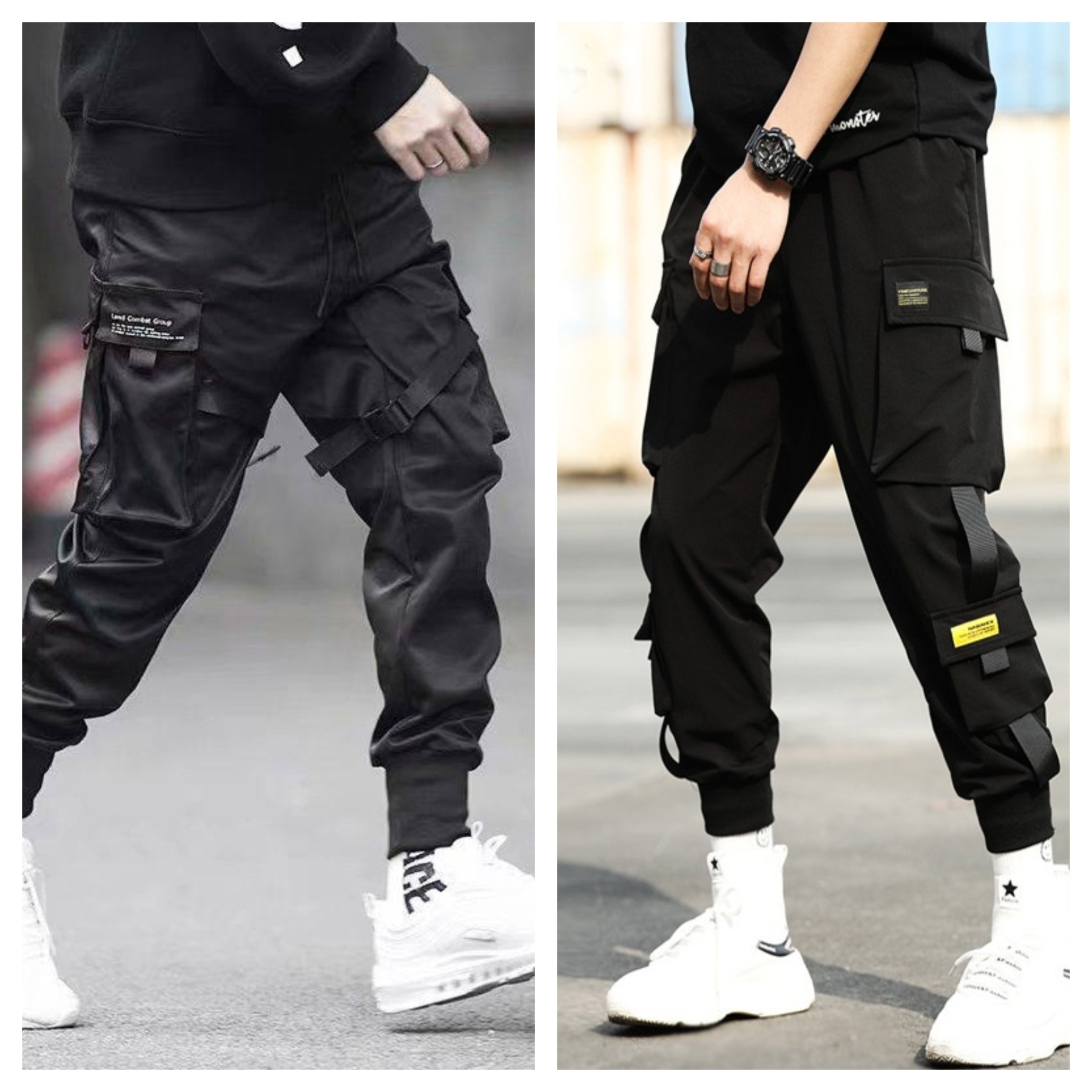 Men’s Workwear Utility Cargo Pants – Pack of 2