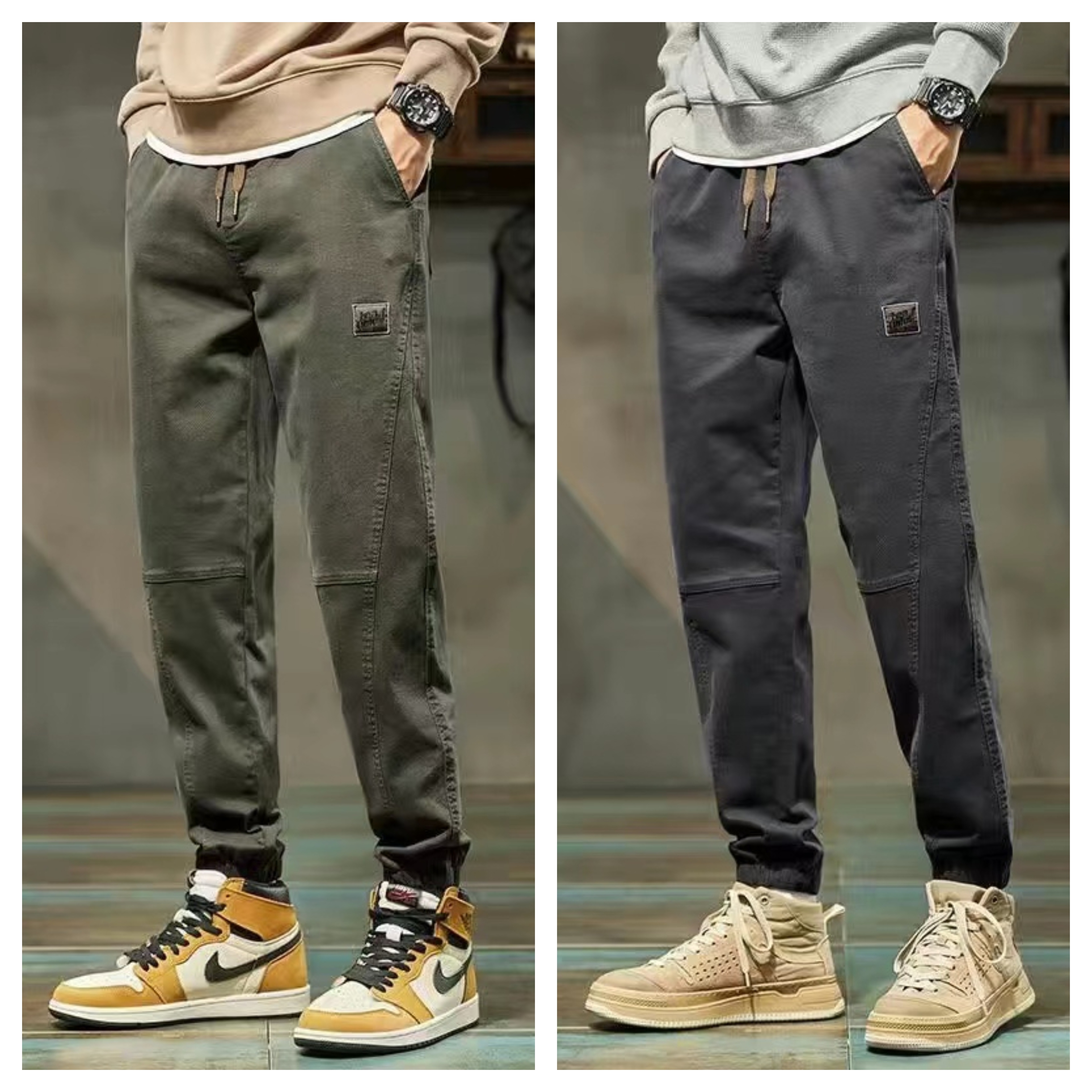 Men’s Regular Fit Daily Cargo Pants – Pack of 2