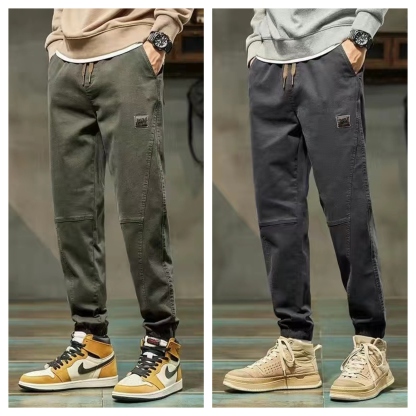 Men’s Regular Fit Daily Cargo Pants – Pack of 2