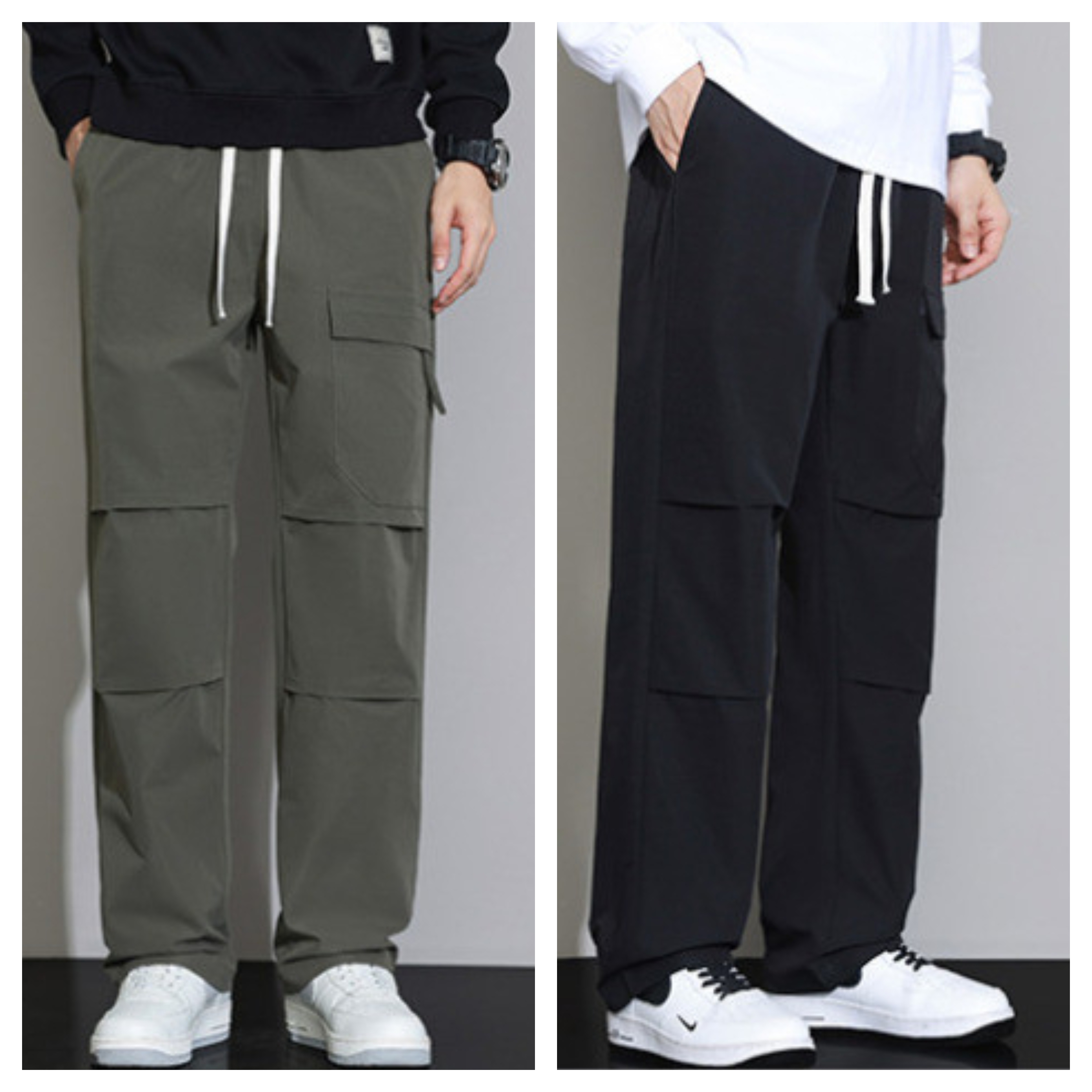 Men’s Functional Cargo Pants – Pack of 2