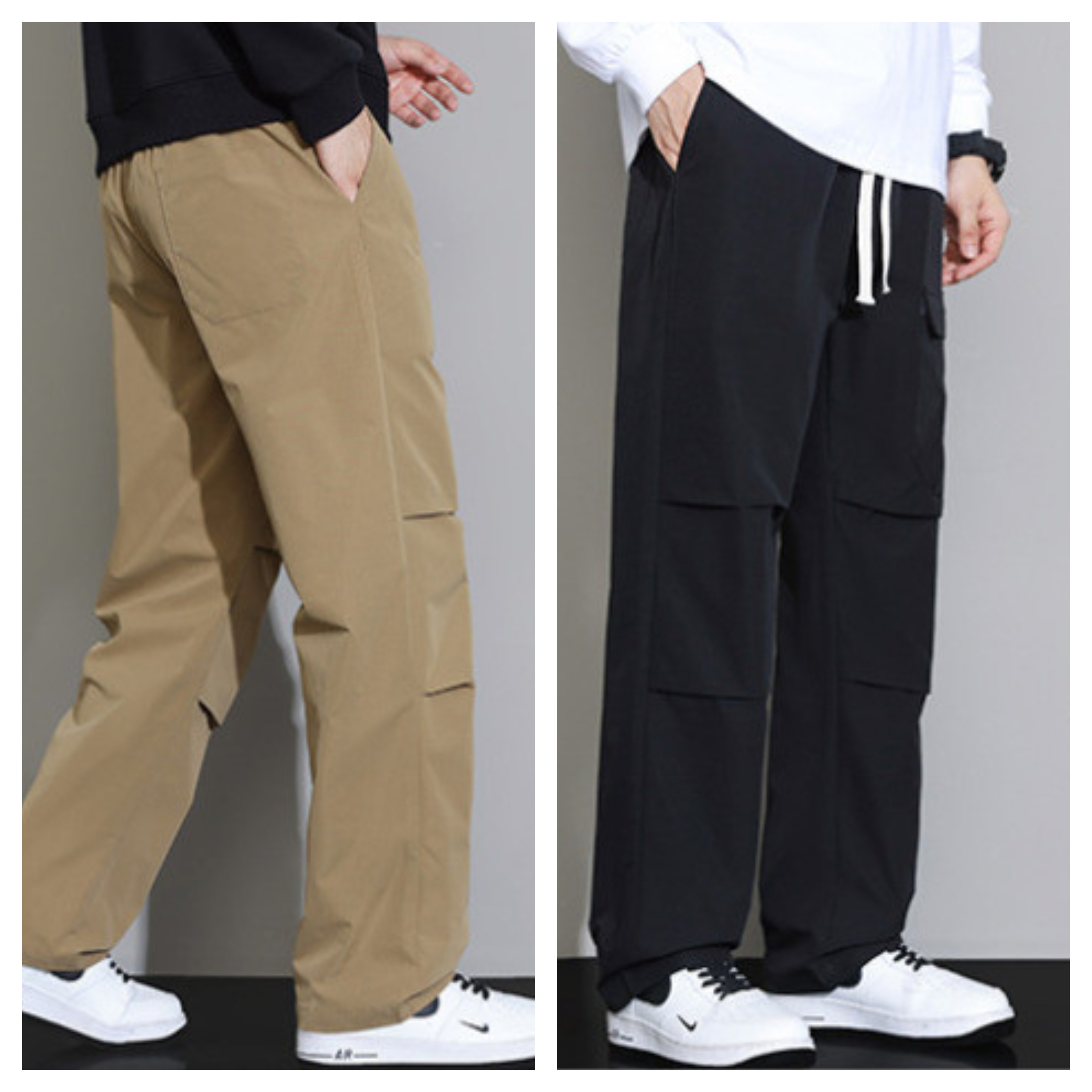 Men’s Casual Utility Cargo Pants – Pack of 2