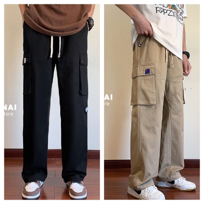 Men’s Comfortable Utility Cargo Pants – Pack of 2