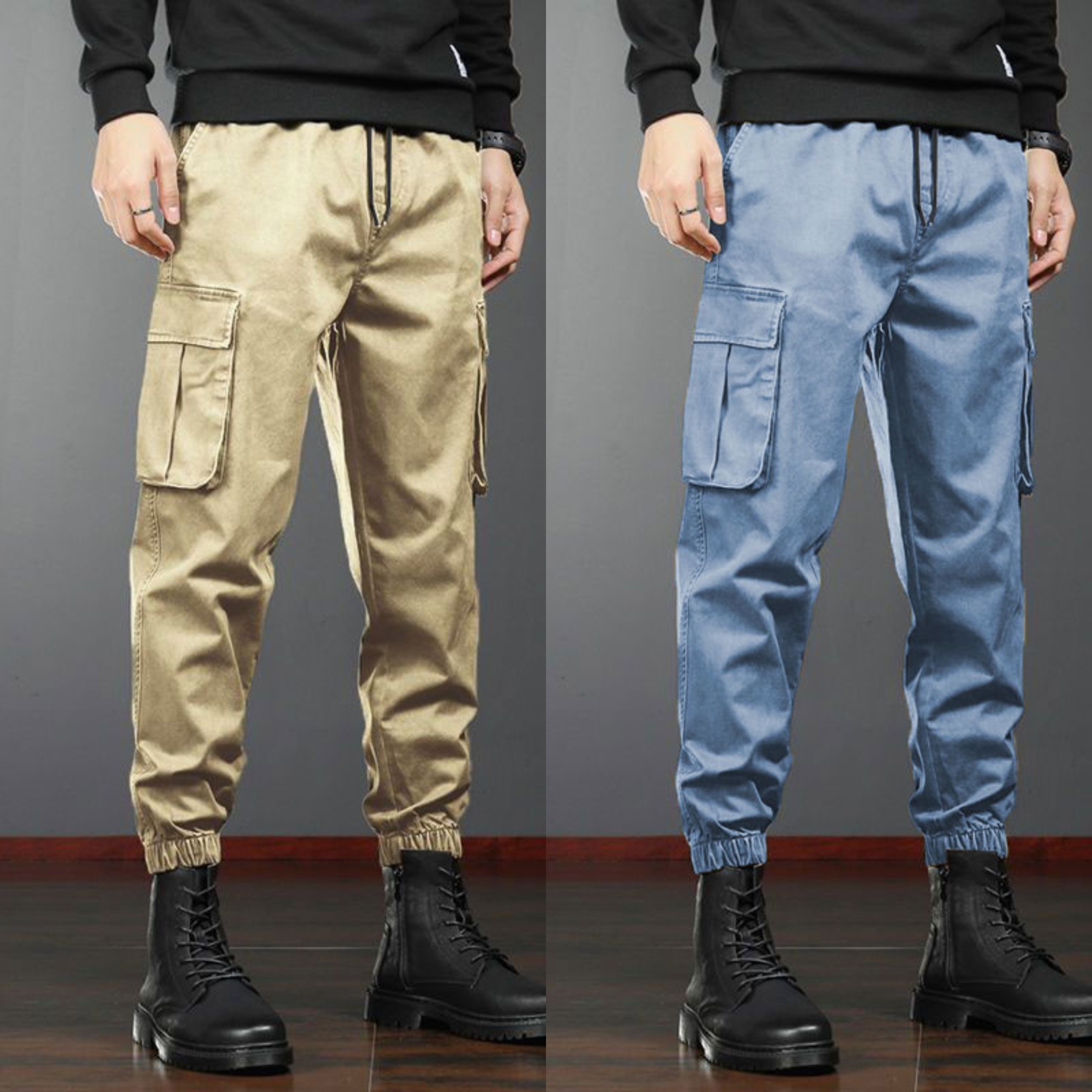 Men’s Tech Cargo Pants – Pack of 2