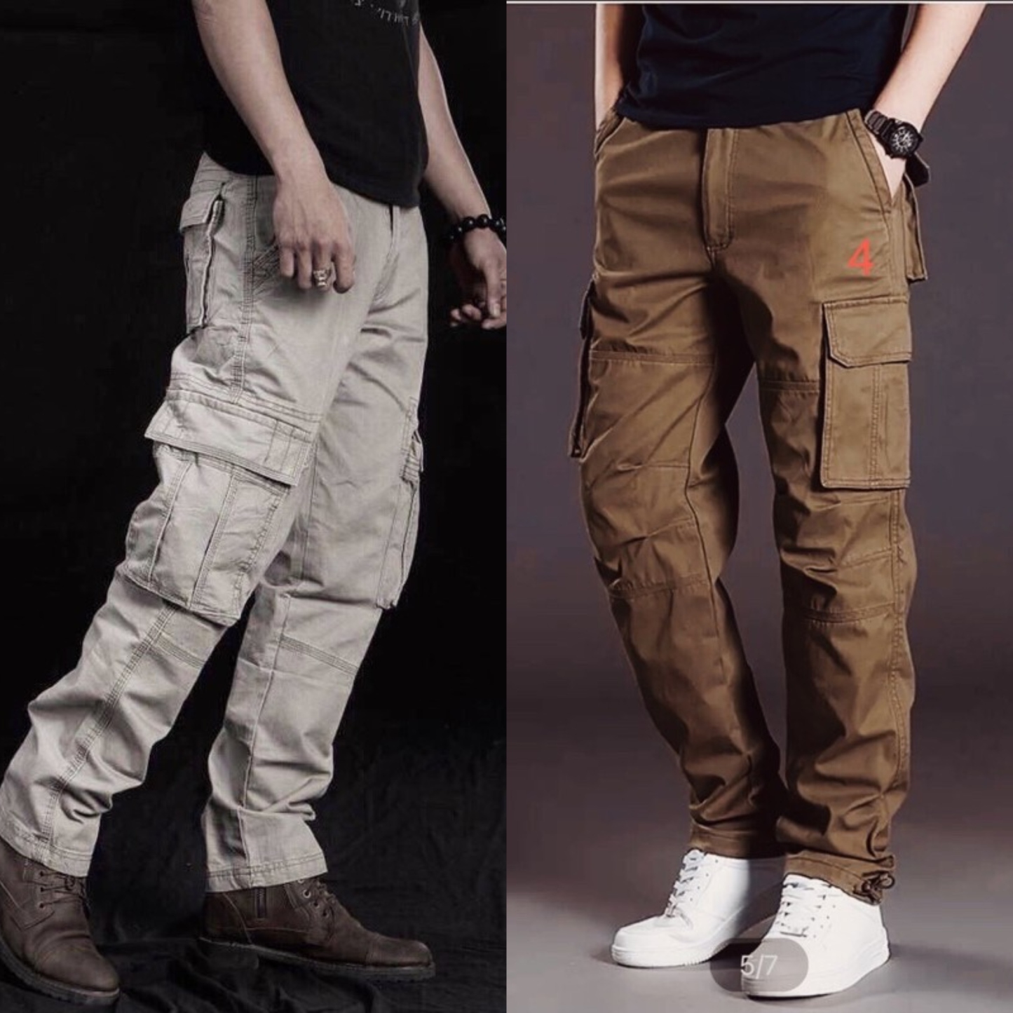 Men’s Vintage Combat Cargo – Pack of 2