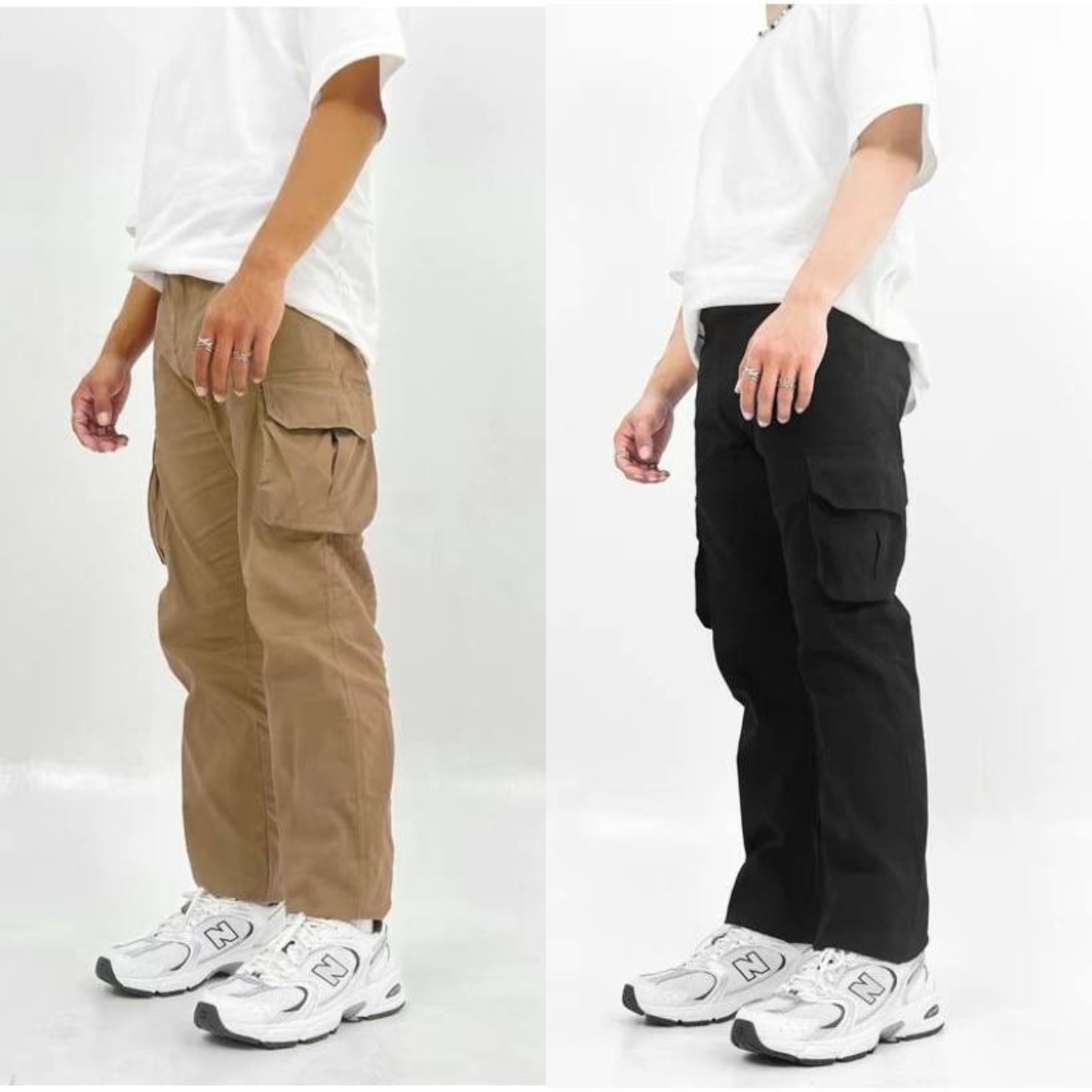 Men’s Minimal Cargo Pants – Pack of 2