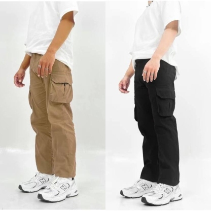 Men’s Minimal Cargo Pants – Pack of 2