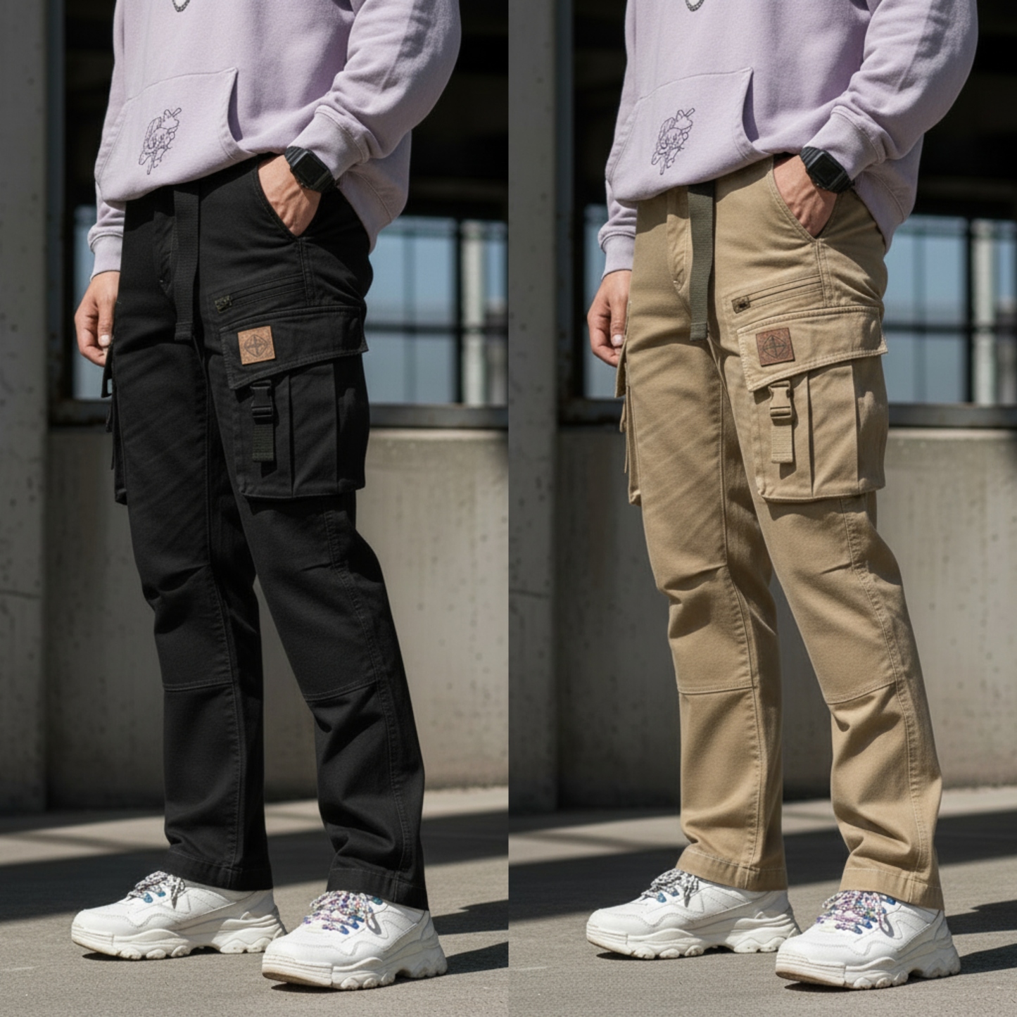 StreetEase Slim Cargo – Pack of 2