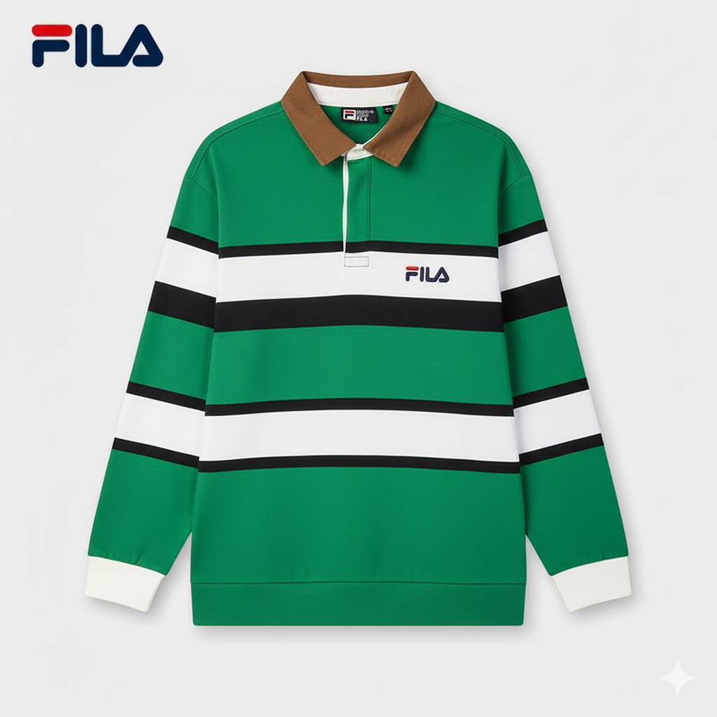 Heritage Striped Polo Sweat Collection – Pack of 4 (Red | Cream | Blue | Green)
