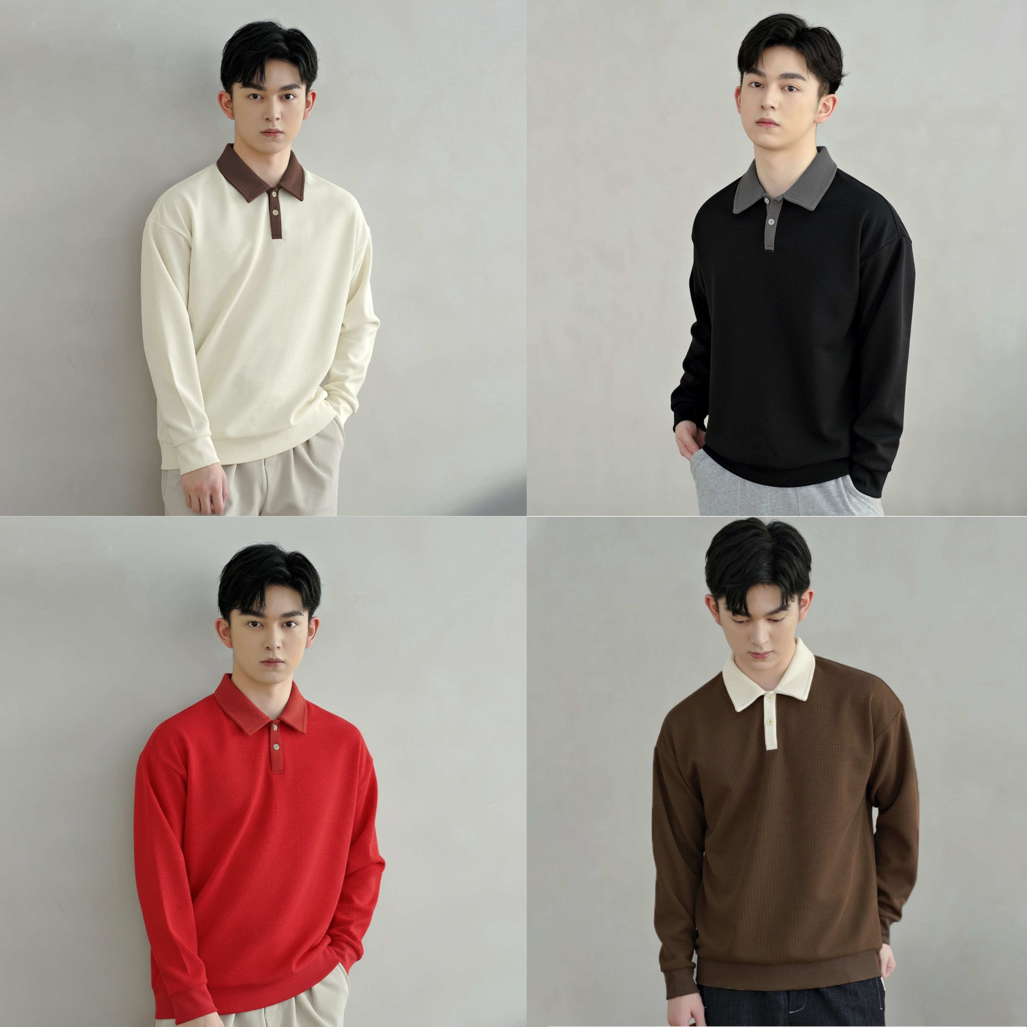 Minimal Luxe Polo Collection – Pack of 4