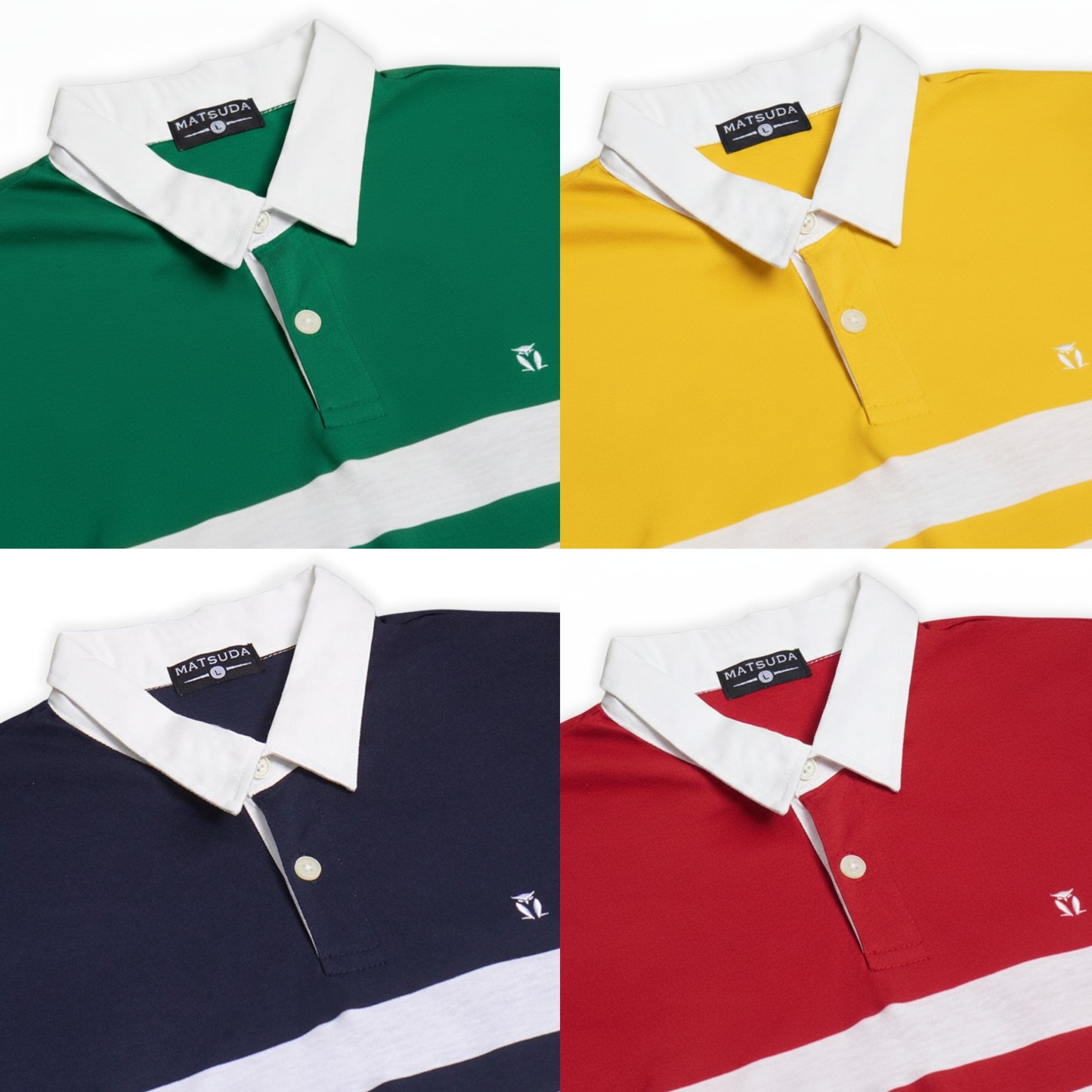 Matsuda Classic Stripe Polo Collection – Pack of 4