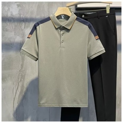 Elite Contrast Panel Polo Combo – Pack of 4