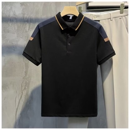 Elite Contrast Panel Polo Combo – Pack of 4