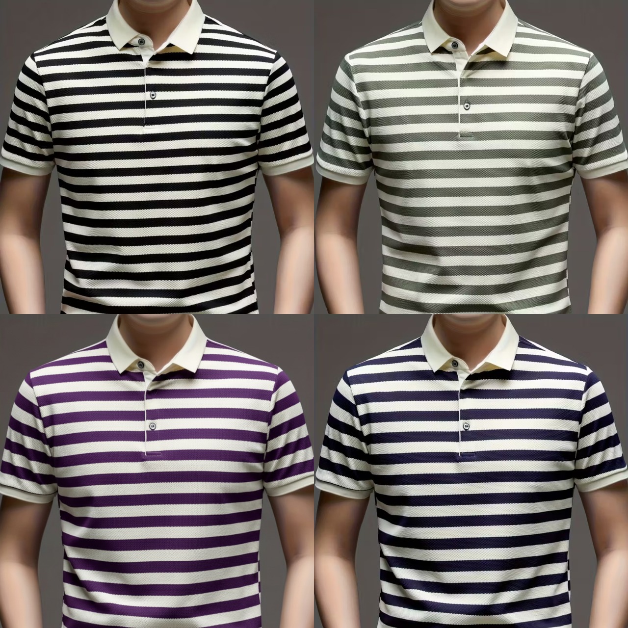 StratoLines Elite Polo Collection (Pack of 4)