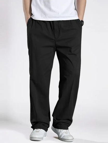 ShadowFit Classic Comfort Pants – Jet Black Edition