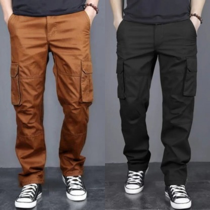 ForgeFlex Utility Cargo Pants – Rust & Onyx Edition
