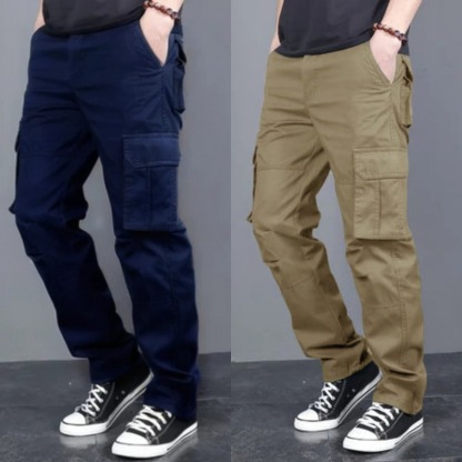 MidnightTrail Utility Cargo Pants – Navy & Khaki Edition