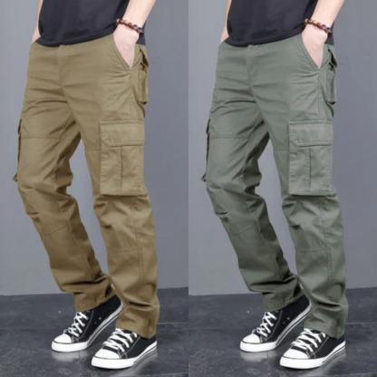 TerraFlex Utility Cargo Pants – Khaki & Sage Edition