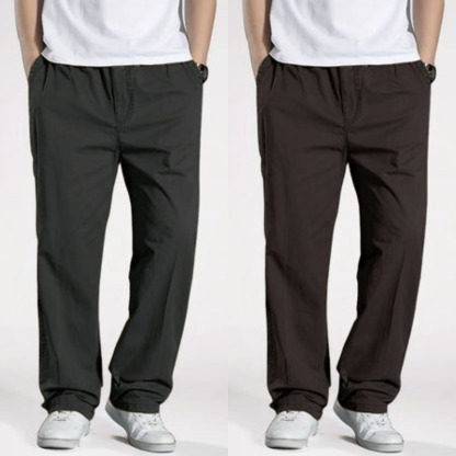 NightCore Comfort Pants – Charcoal & Coffee Brown Edition