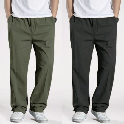 EverFlex Comfort Pants – Olive & Charcoal Edition