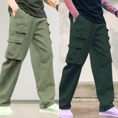 MossTrek Utility Cargo Pants – Deep Forest Edition