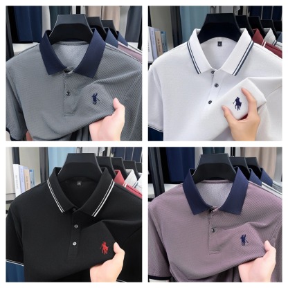 Breathable Cotton Tees – Pack of 4
