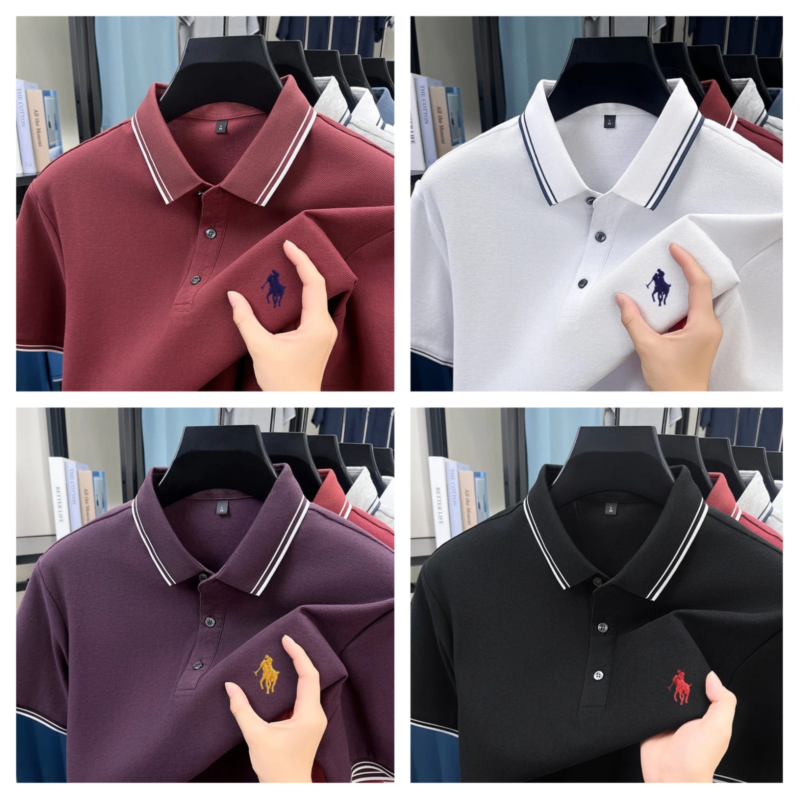 Casual Cotton T-Shirts – Pack of 4