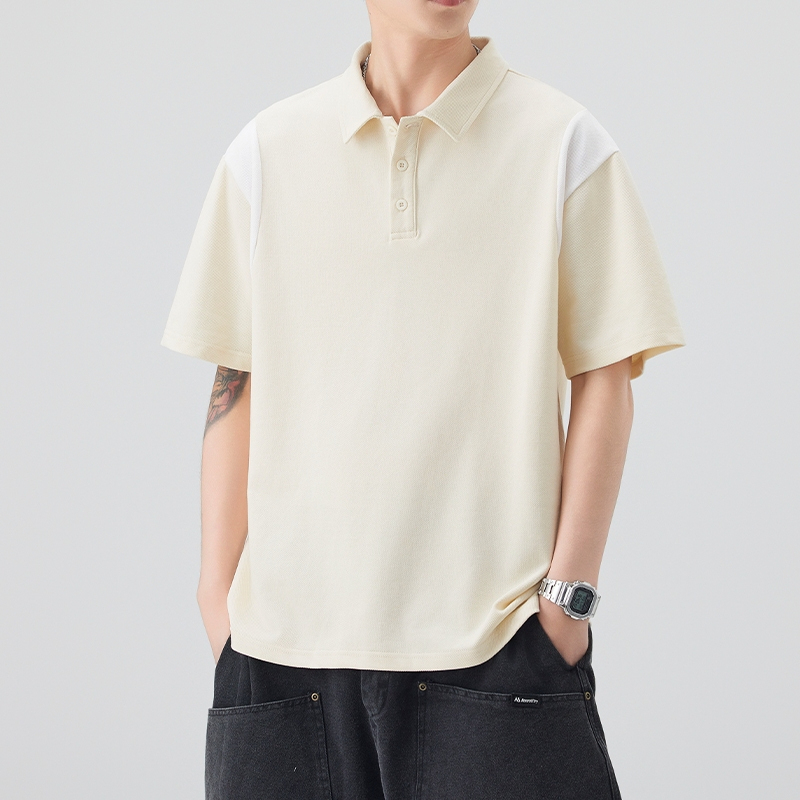 Color Block Shoulder Quad