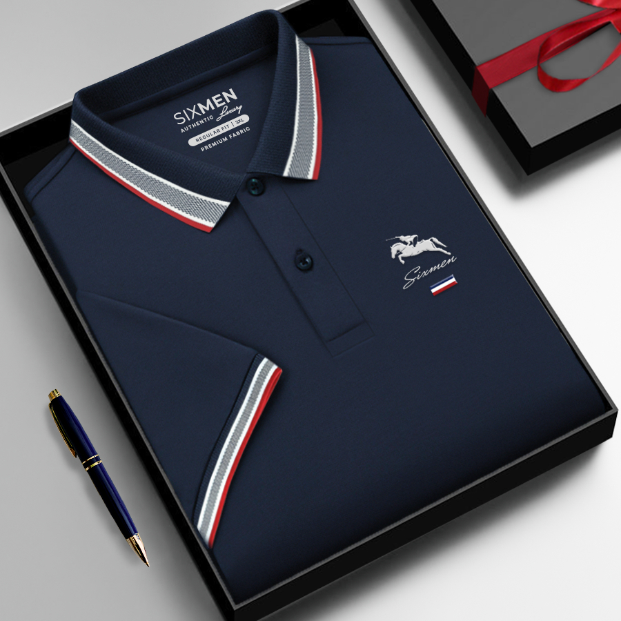 Executive Sports Polo Collection – Pack of 4 (Sky Blue | Black | Navy | Aqua Green)