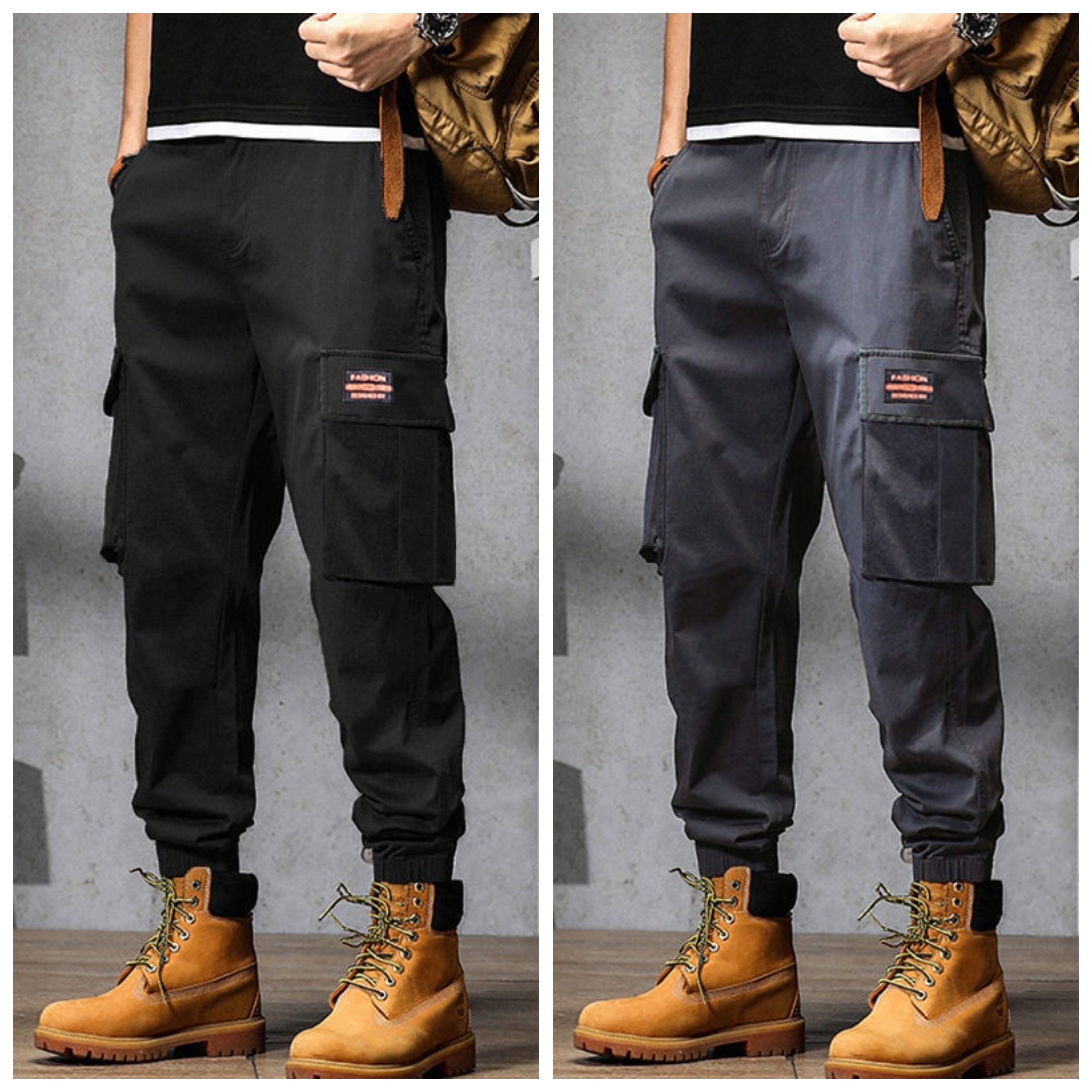Men’s Core Cargo Pants – Pack of 2