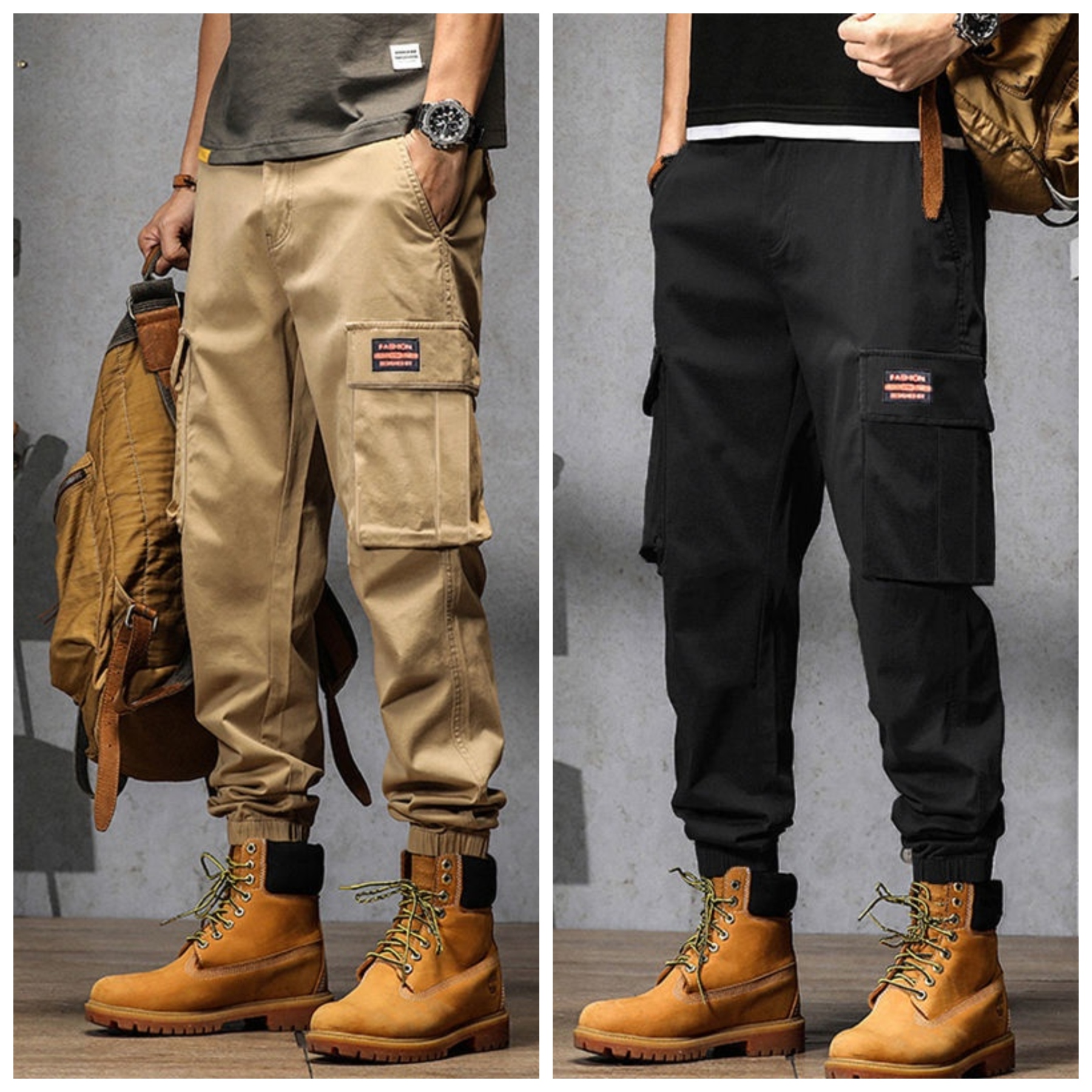 Men’s Daily Cargo Pants – Pack of 2