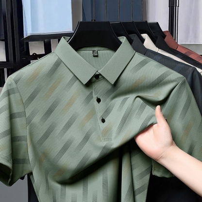 Executive Textured Polo T-Shirt – Pack of 4 (Black | Green | Maroon | Olive Grey)