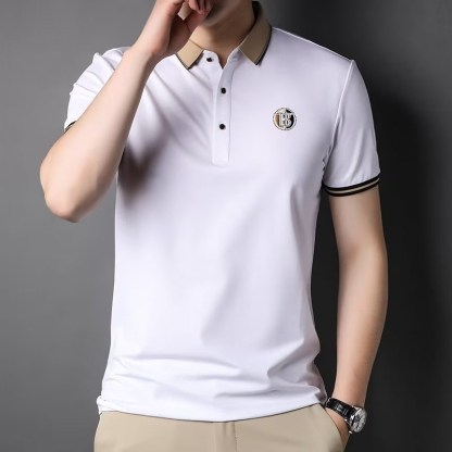 Premium Classic Fit Polo T-Shirt – Pack of 4 (White | Red | Black | Olive Green)