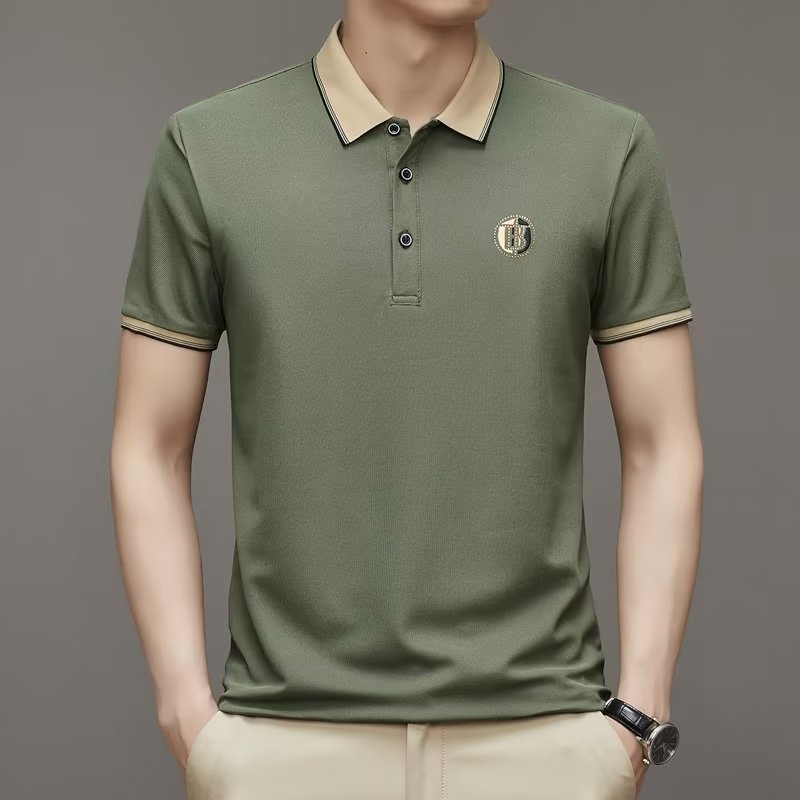 Premium Classic Fit Polo T-Shirt – Pack of 4 (White | Red | Black | Olive Green)