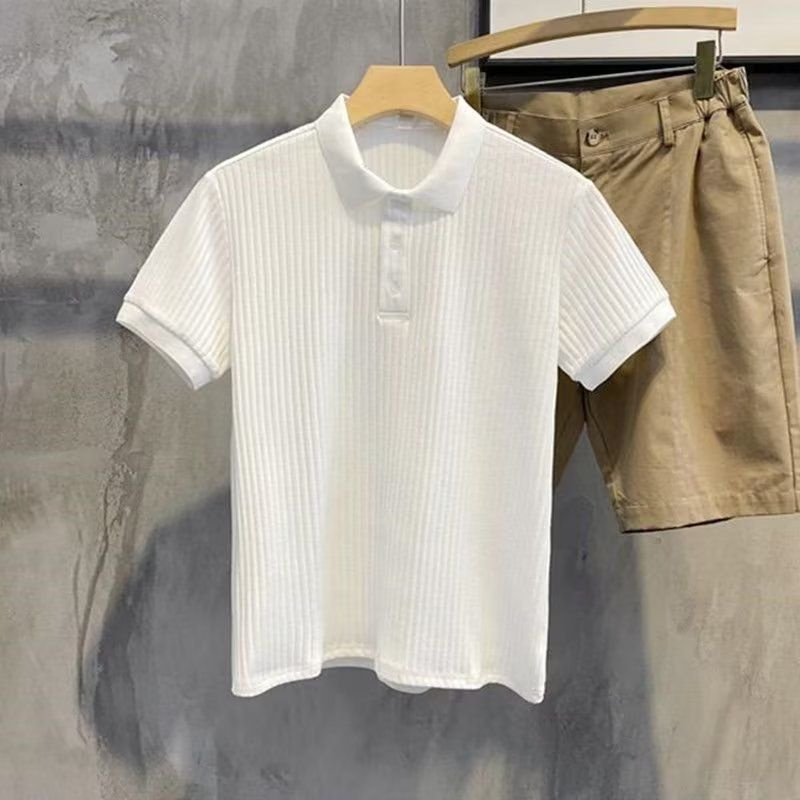 Textura Classic Polo Collection – Pack of 4 (Beige | Black | Grey | White)