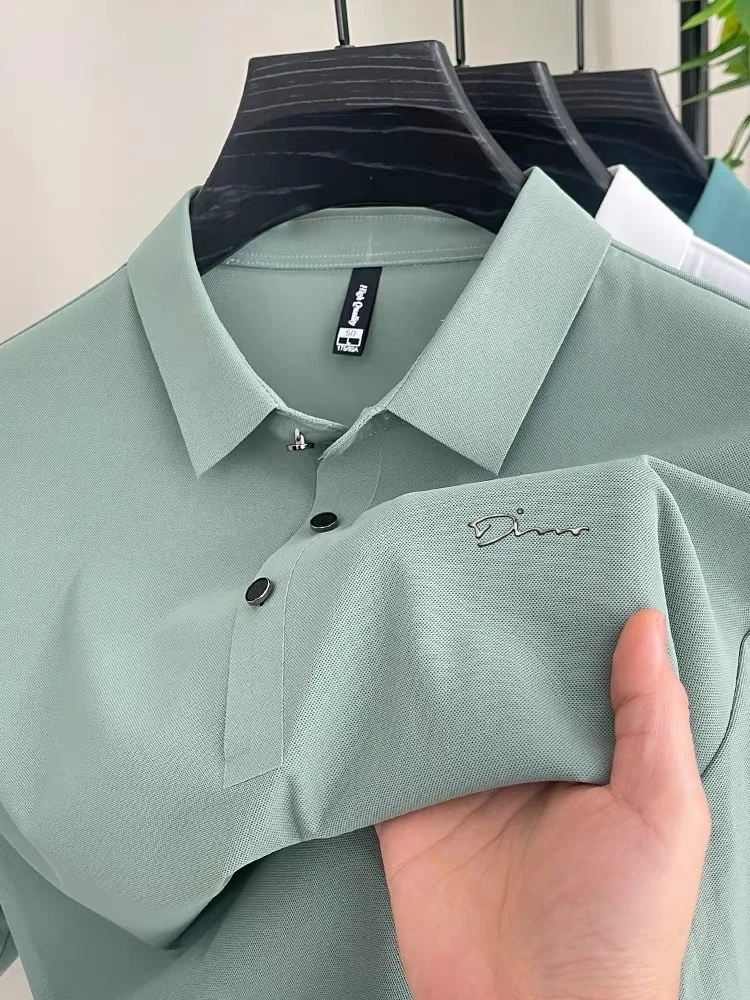 Luxury Custom Relief Short Sleeve Polo T-Shirt