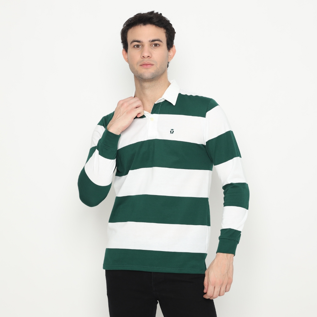 Varsity Bold Stripe Polo Collection