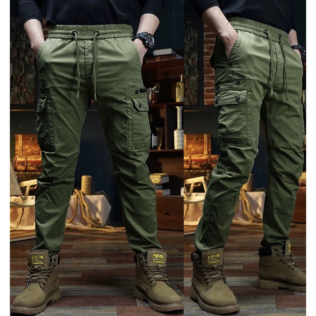 Men’s Tough Fabric Cargo Pants – Pack of 2