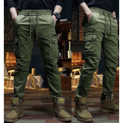 Men’s Tough Fabric Cargo Pants – Pack of 2