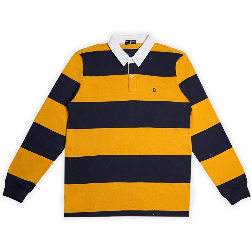 Retro Collegiate Stripe Polo Collection – Pack of 4